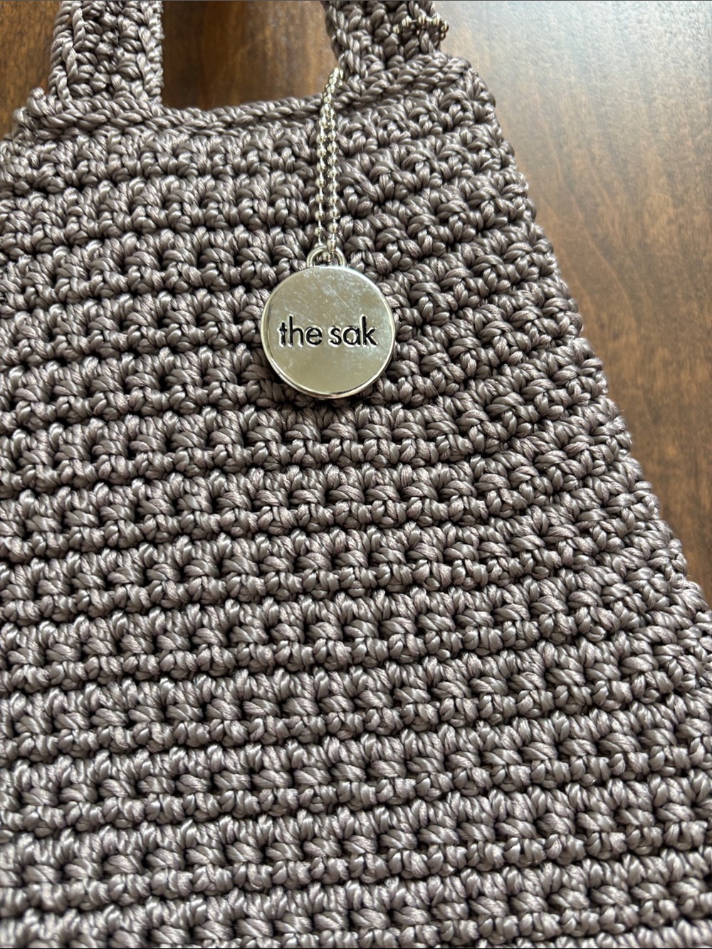 The Sak Geo Taupe Sling Bag - Picture 3 of 14